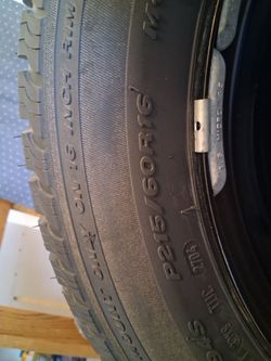 Tire and rim p215/60R16 New $130