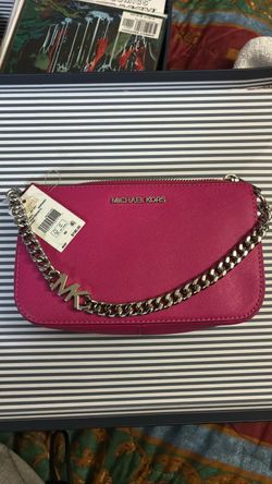 Michael Kors Pink Chain Shoulder Bag