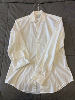 Calvin Klein White Dress Shirt small slim men
