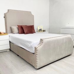 High Headboard And Footboard Bed// Same Day Delivery