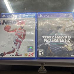 PS4 PS4 GAMES $$35 For Both. 