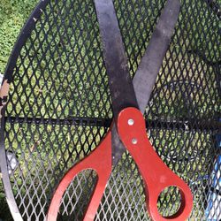 Giant Grand opening scissors