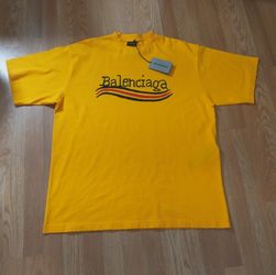 Balenciaga Hand Drawn Political Campaign T