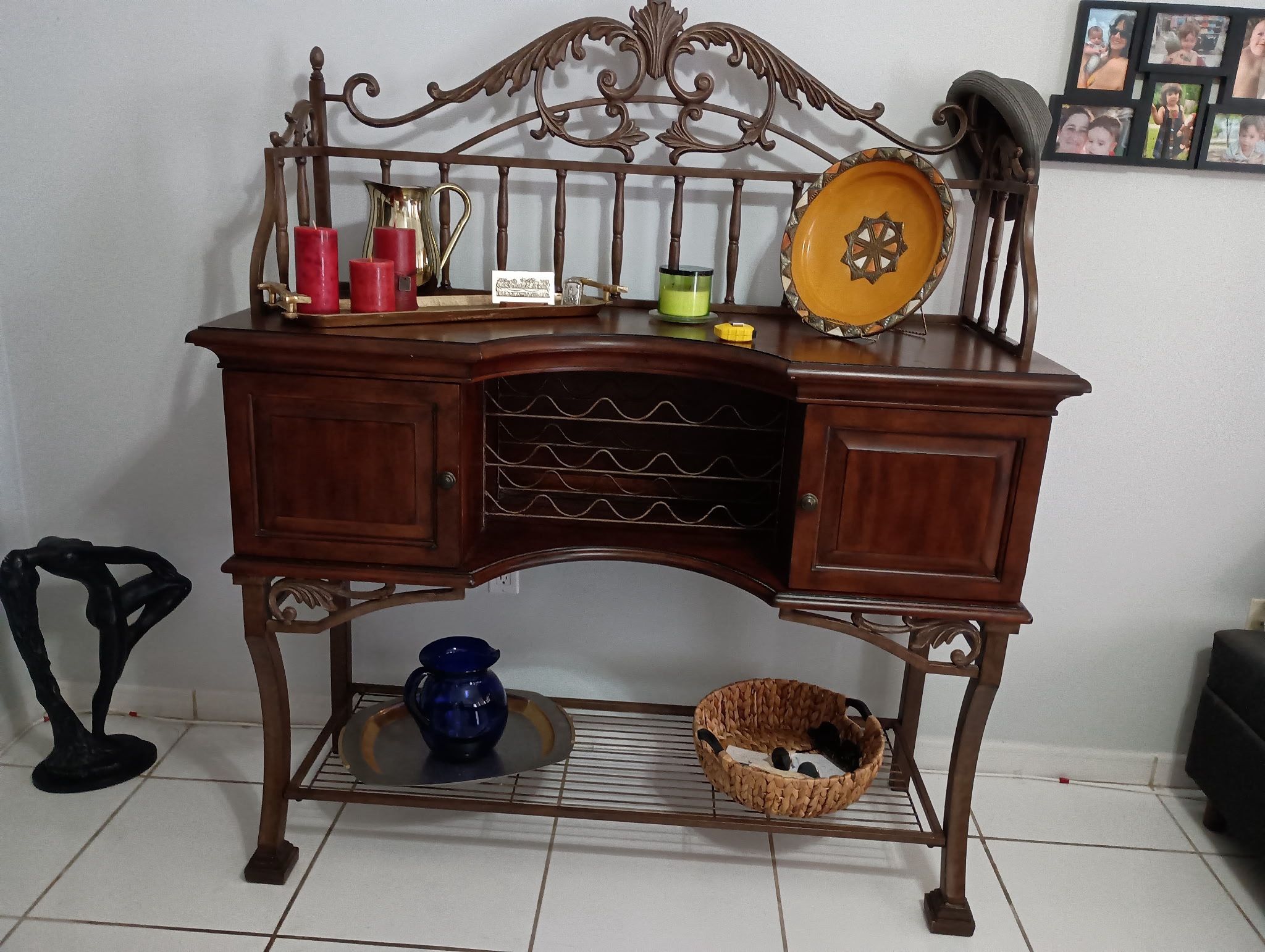 DINING ROOM BUFFET + WINE RACK
