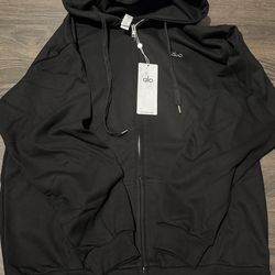 Alo zipped up hoodie