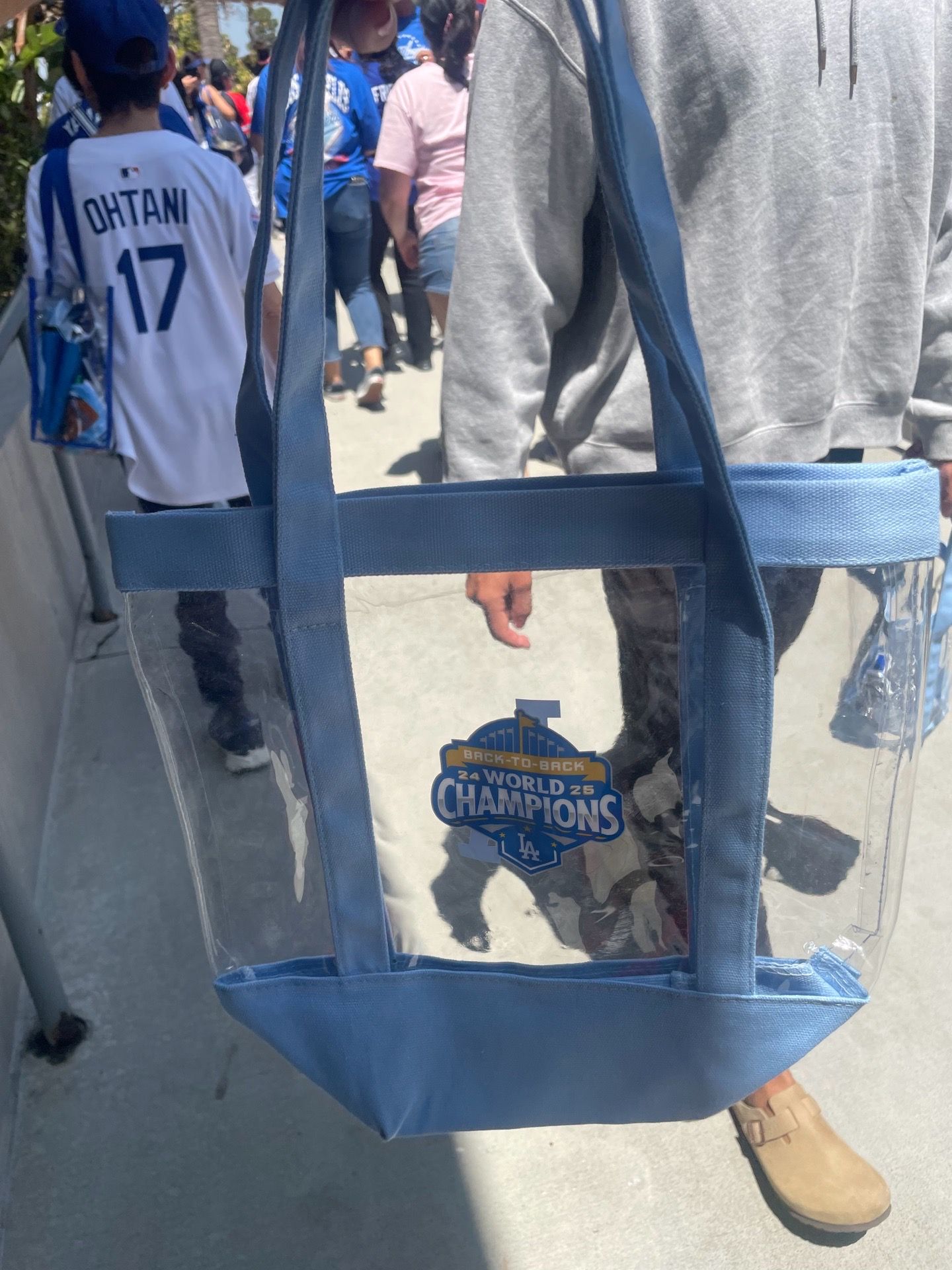Dodgers tote bag