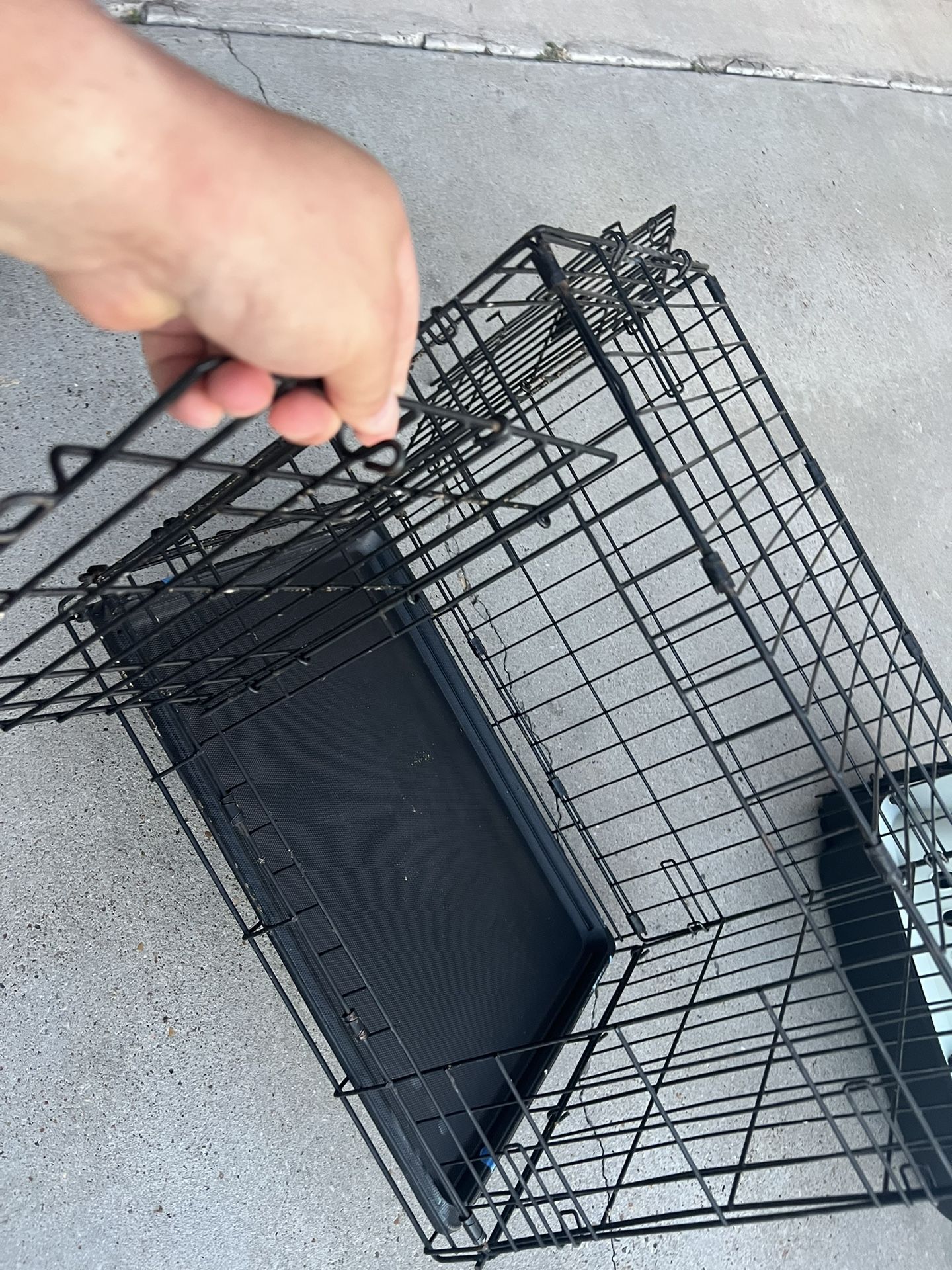 metal dog crate