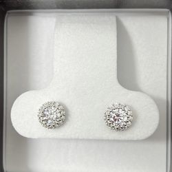 Diamond Stud Earrings, in 14k White Gold...