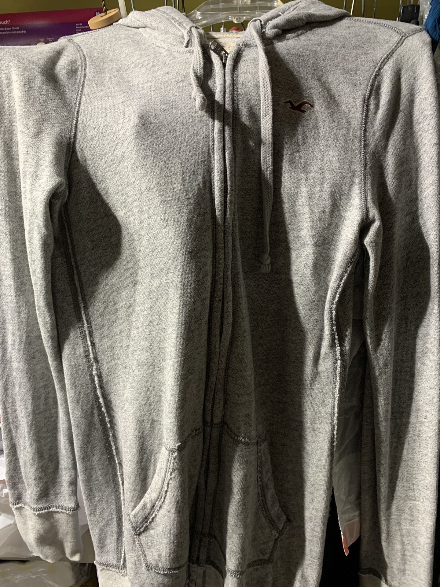 Hollister Hoodie Gray Size L