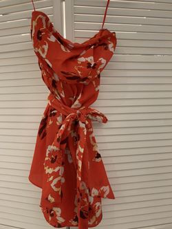 Floral Tube Top Dress