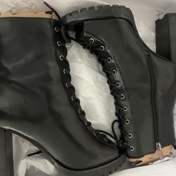 Vince Camuto, Black Boots, 7 1/2 
