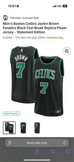 Brand New Jaylen Brown Jersey - Check desc.