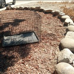 Large Dog Kennel 8 Panel Foldable Fence