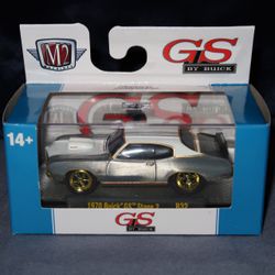 M2 MACHINES SUPER CHASE 1970 BUICK GS STAGE 2 GROUND POUNDERS R32 1/250