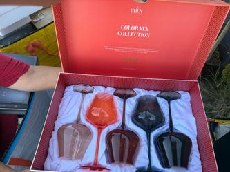 Khen Colorata Collection Wine Glass Set