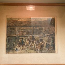 Print Of JC Maggs “ The Southern Wheel Southwark “ London 1884