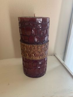 New pillar candle