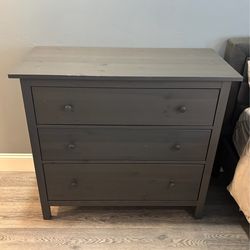 Beautiful IKEA Hemnes Gray 3 Drawer Dresser