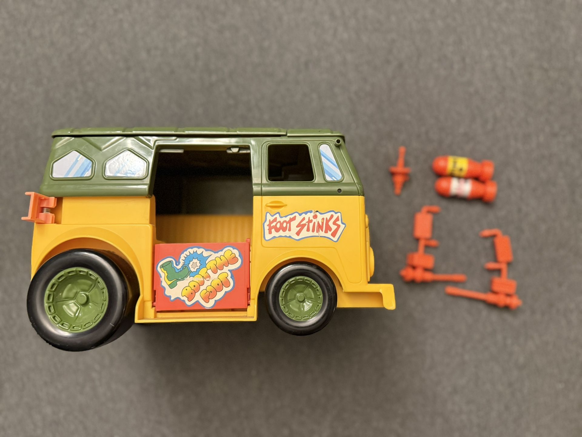 1989 TMNT Party Wagon Van Bus Teenage Mutant Ninja Turtles Vintage