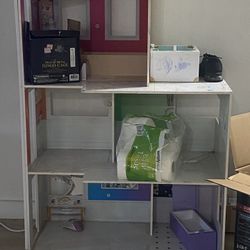 Doll House And Wine Glass Case