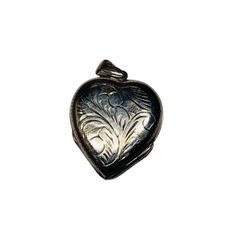 Sterling Silver .925 Heart Double-Quad Locket Pendant 14.9 Grams