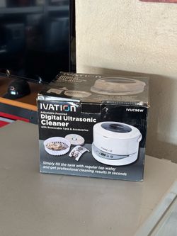 Ivation IVUC96W Adjustable Powered Digital Ultrasonic Cleaner