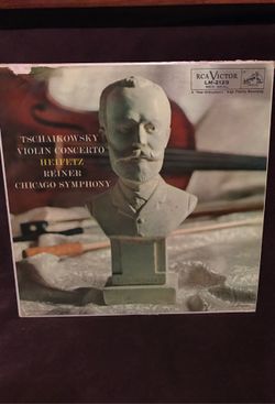Tschalkowsky, has had heifetz, Chicago symphony orchestra, fritz Reiner vinyl