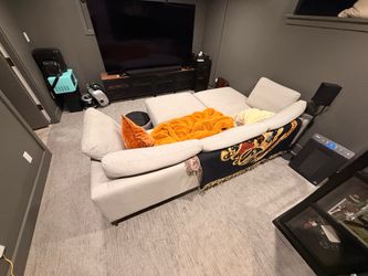 Castlery Adams Chaise Sectional Sofa + Ottoman