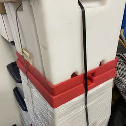Dual 6v Golf cart battery boxes