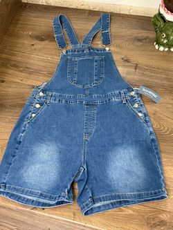 Luvamia Denim Short Overalls