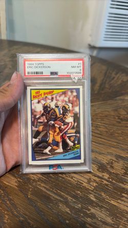 1984 Topps Eric Dickerson #1 PSA 8 NM-MT