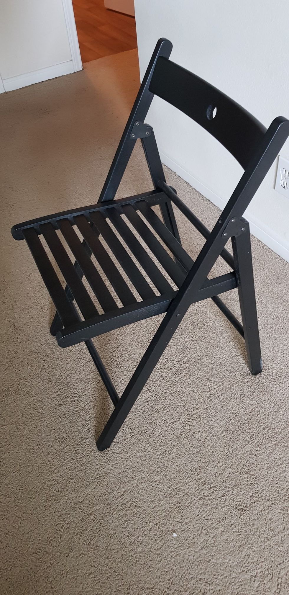 4 Ikea wooden folding chair