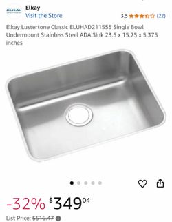 Stainless steel sink
