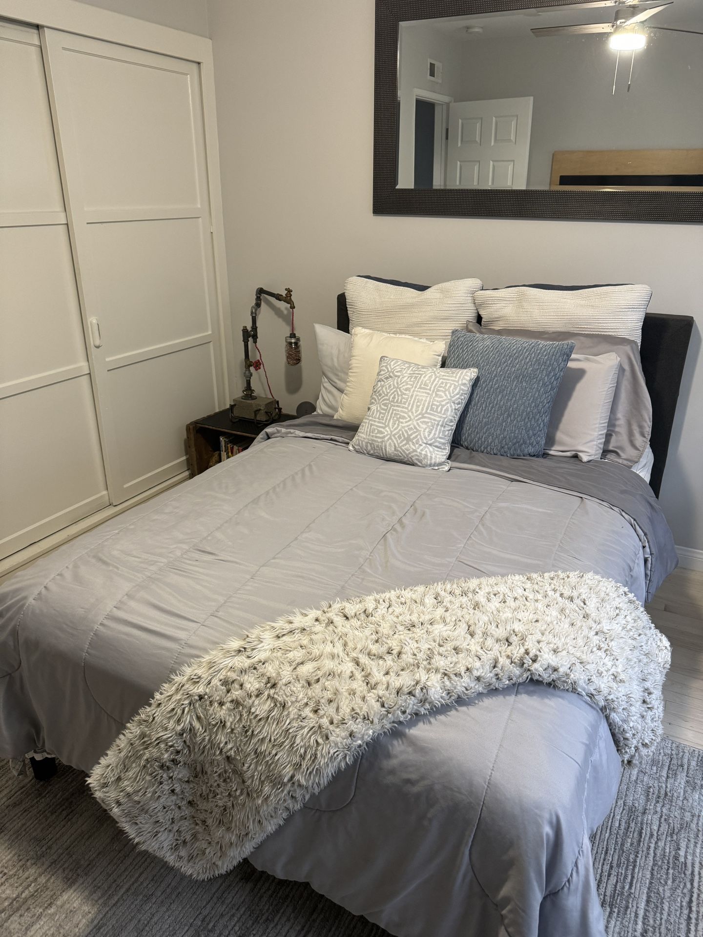 Full Bed Frame and Mattress