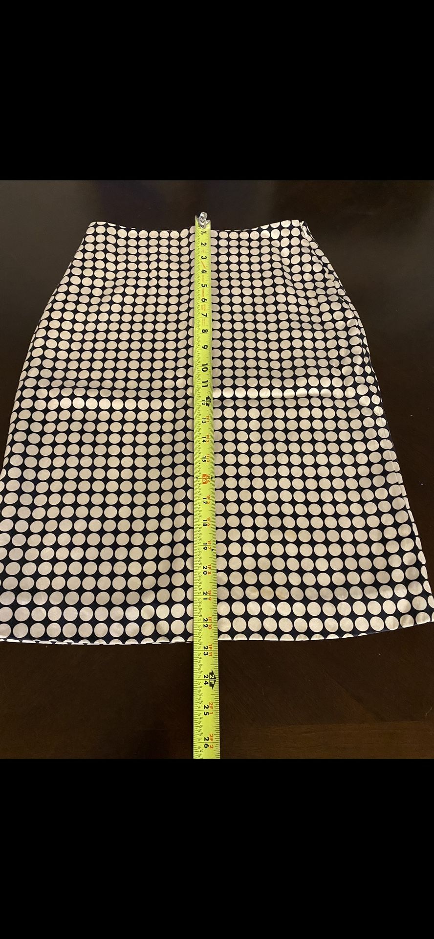 Banana Republic 100% Silk Polka Dot Skirt Size Zero
