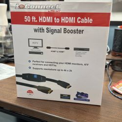 HDMI Cable 50 Feet With signal Boosters 