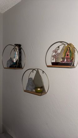 Wall shelve organizers
