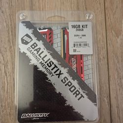 16GB RAM Kit (2x8GB) Crucial Ballistix Sport LT DDR4-2666 - Red