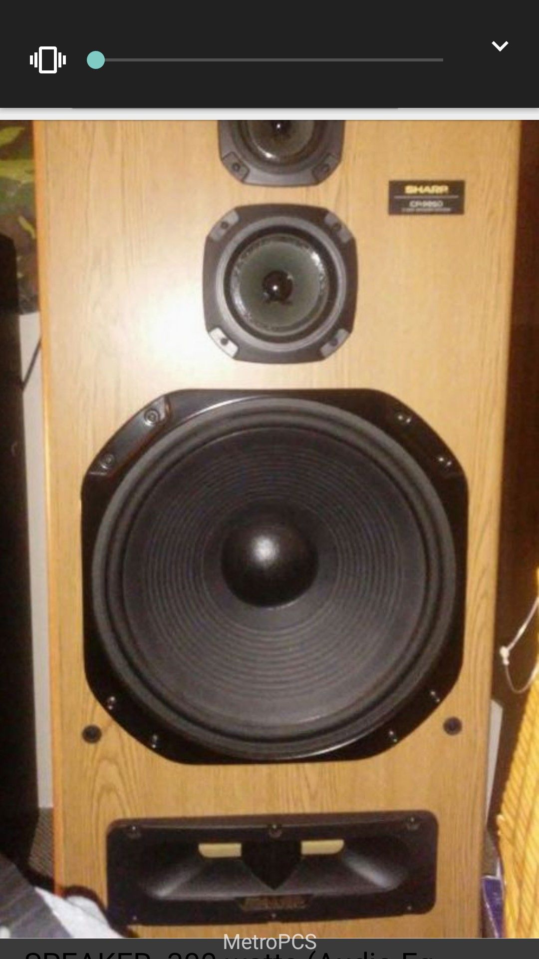 SHARP STUDIO 300 2ウェイスピーカー CP-K300 - メルカリ