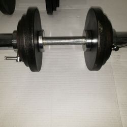 Vintage Ivanko Olympic dumbells. China Made. Not official Ivanko. 