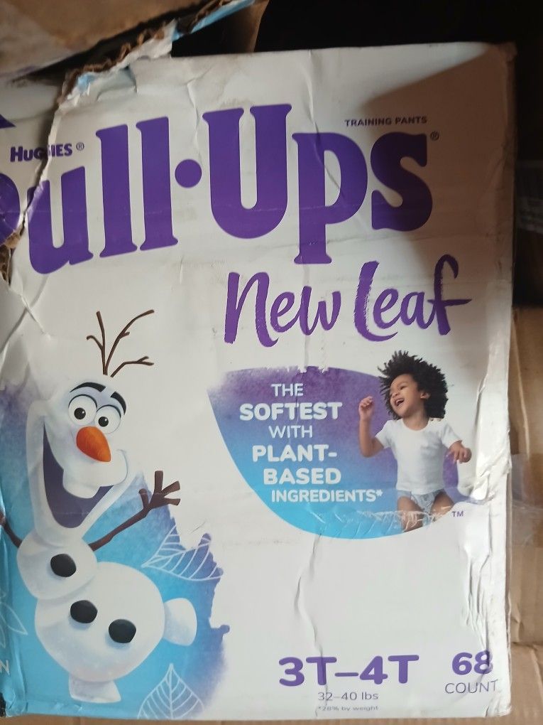 Pull Ups Size 3-4 T 68 Count New Pick Up In Pomona $25