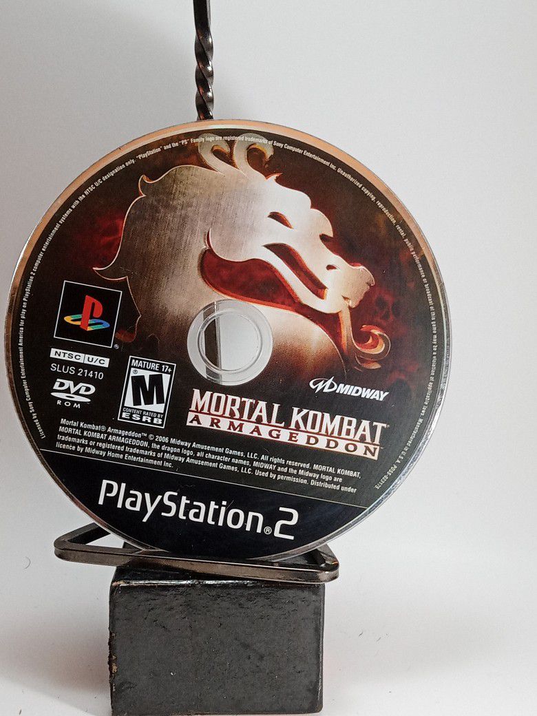 Mortal Kombat Armageddon PlayStation 2 Disc Only