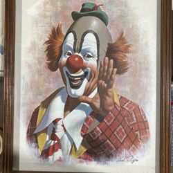 16x20 Clown Picture $10
