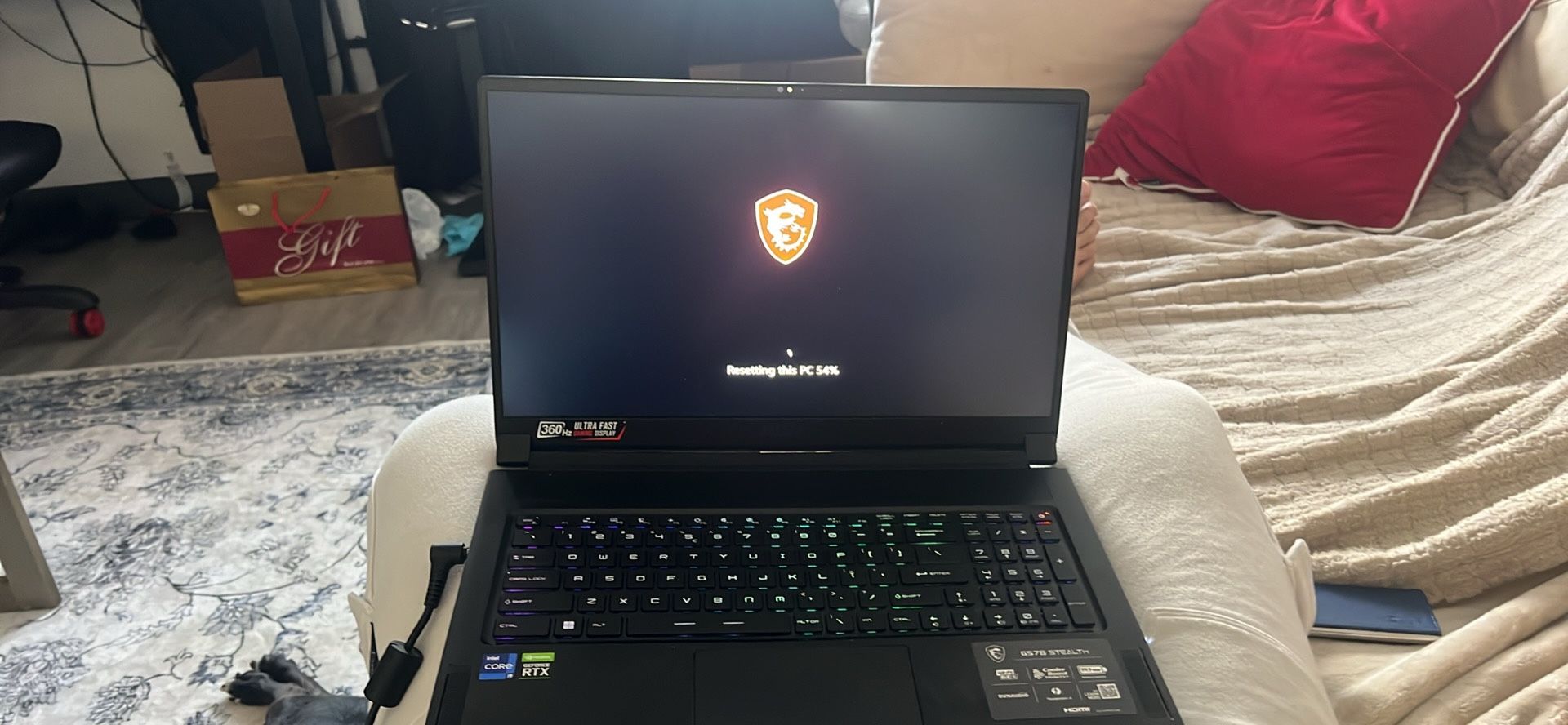 MSI - GS76 17.3 FHD 360hz Laptop - Intel Core i9-11900H - NVIDIA GeForce RTX 3070 - 1TB SSD - 32GB