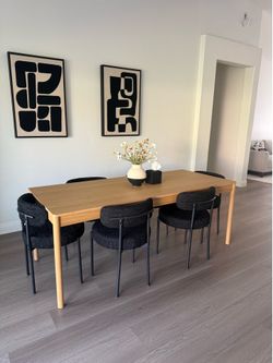 Set of 6 dining chairs - NEW