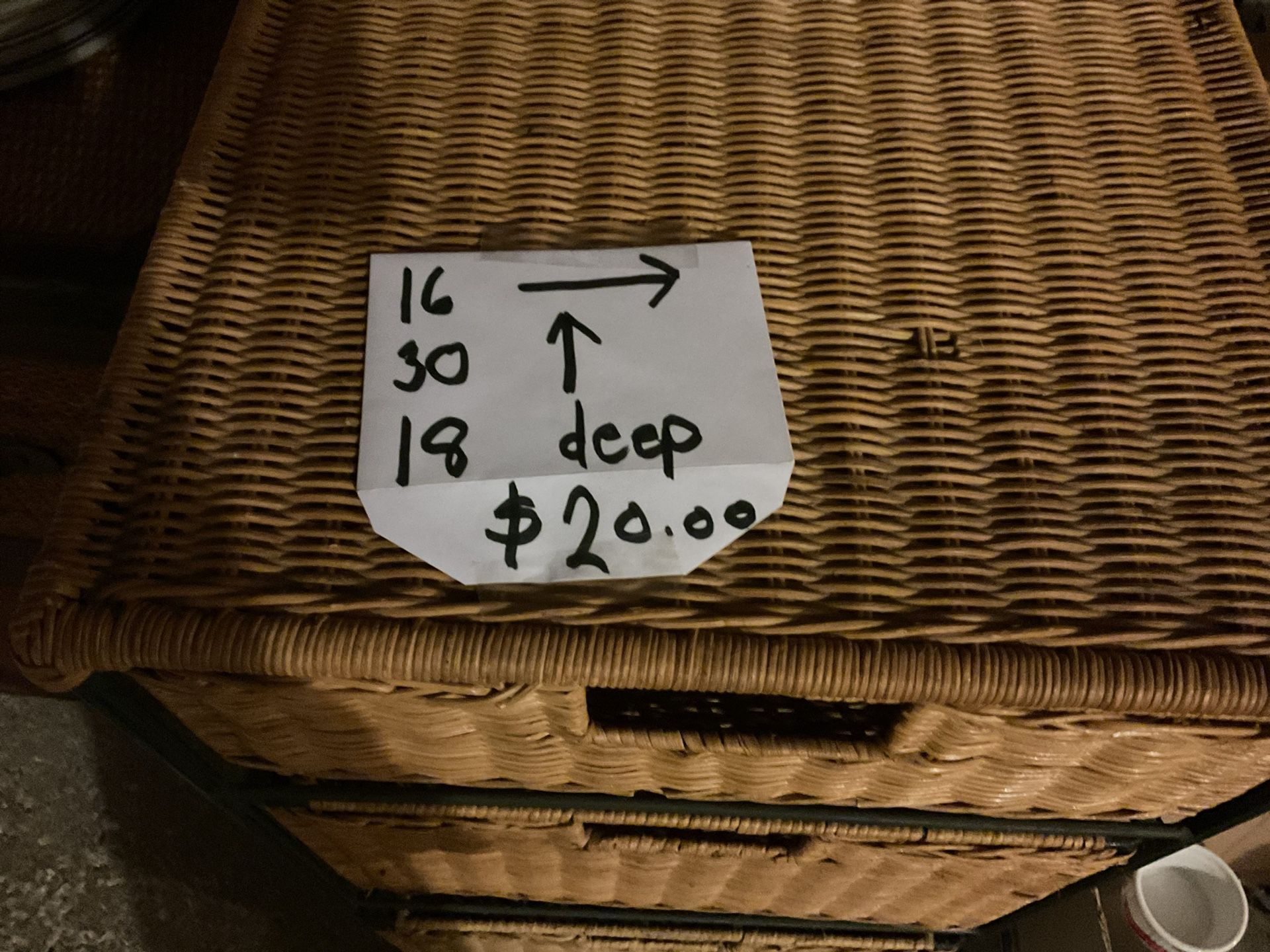 Wicker Drawers
