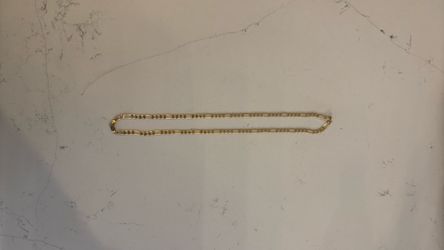 22 inch 14k fig gold chain 9.93 gram