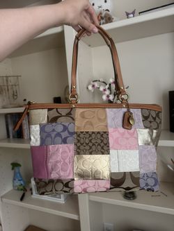coach y2k patchwork bag