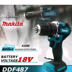 BLACK FRIDAY SPECIAL DDF487 18V Makita Screwdriver 3/8" Electric Drill Brushless(Battery Not Include)