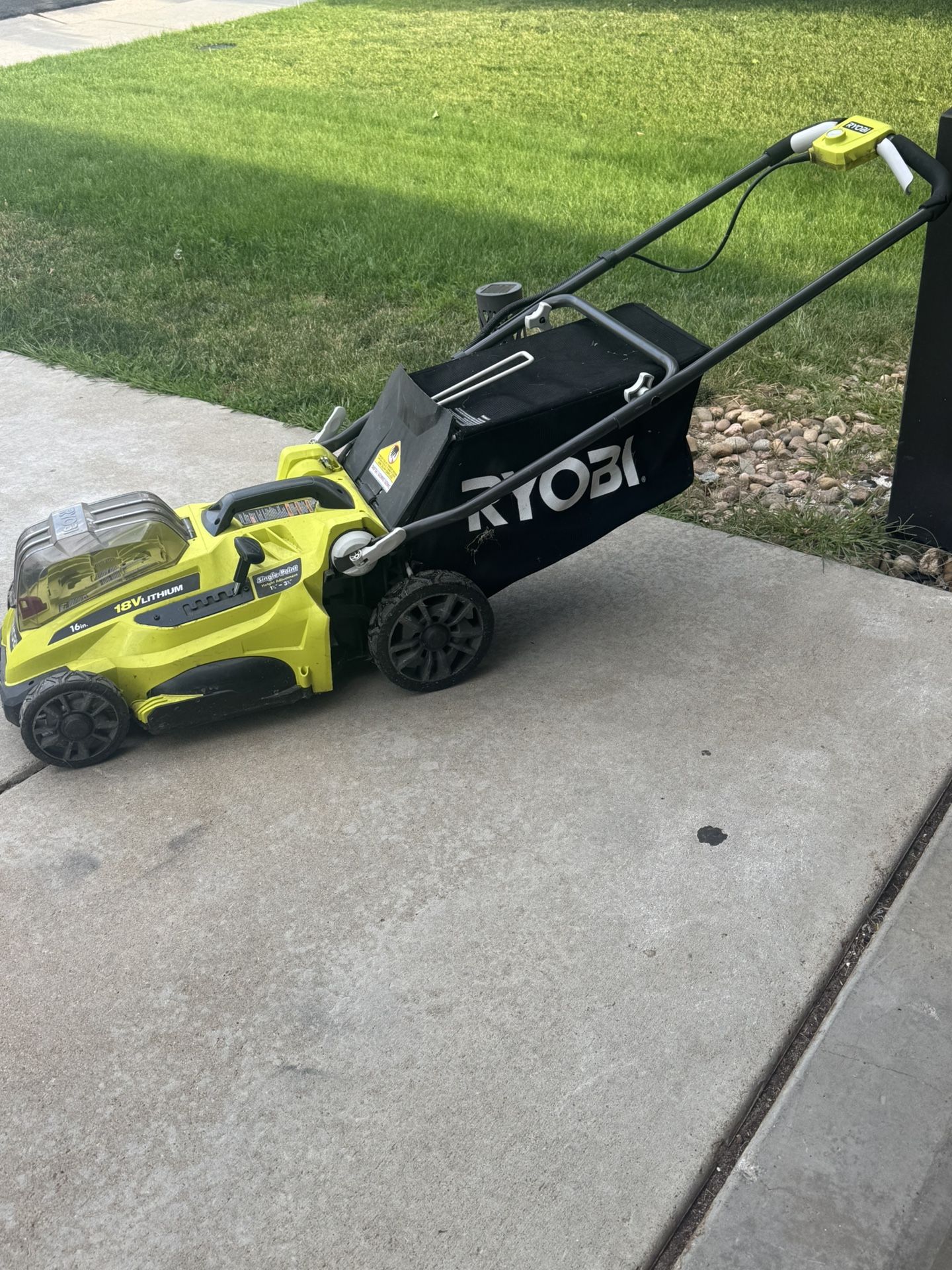 Ryobi 18V Lithium Lawn Mower 